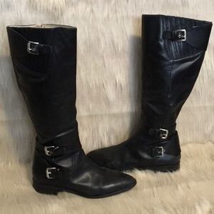 Michael Kors Leather Knee High Boots 9.5